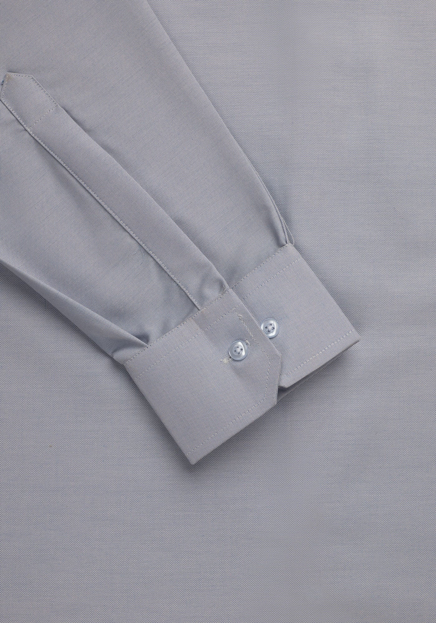 Greyish Blue Chambray. Men's Formal Shirt
