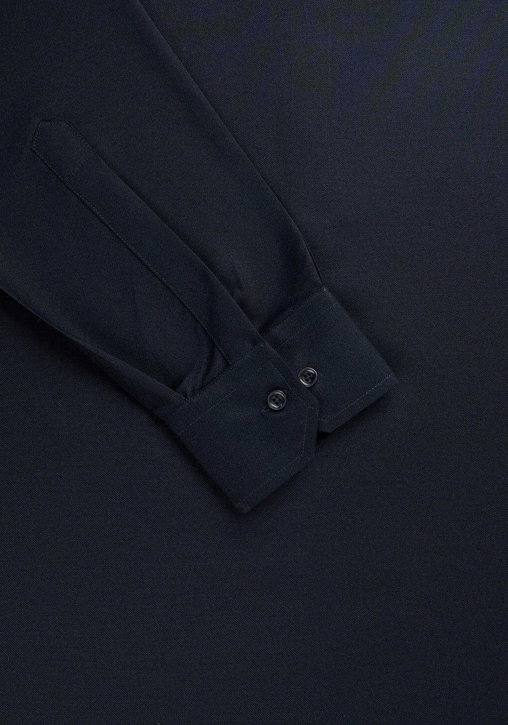 Navy Blue Chambray. Men's Formal Shirt.