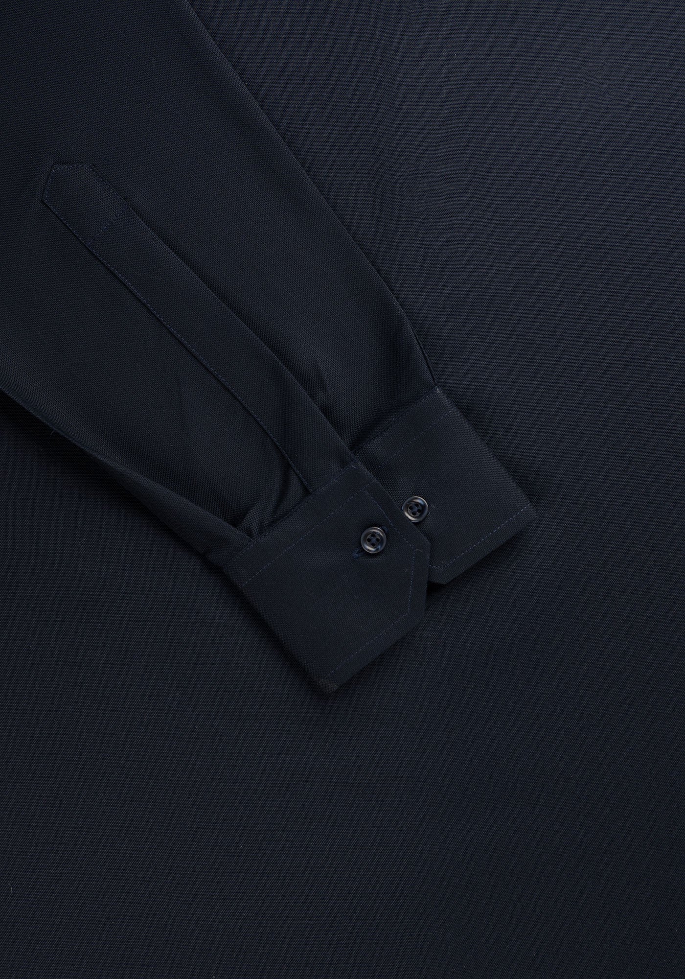 Navy Blue Chambray. Men's Formal Shirt.