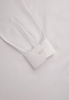 White Chambray. Men's Formal Shirt.