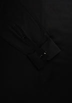 Jet Black Plain, Men’s Formal Shirt