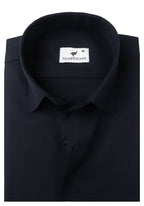 Dark Blue, Men's Formal Shirt.