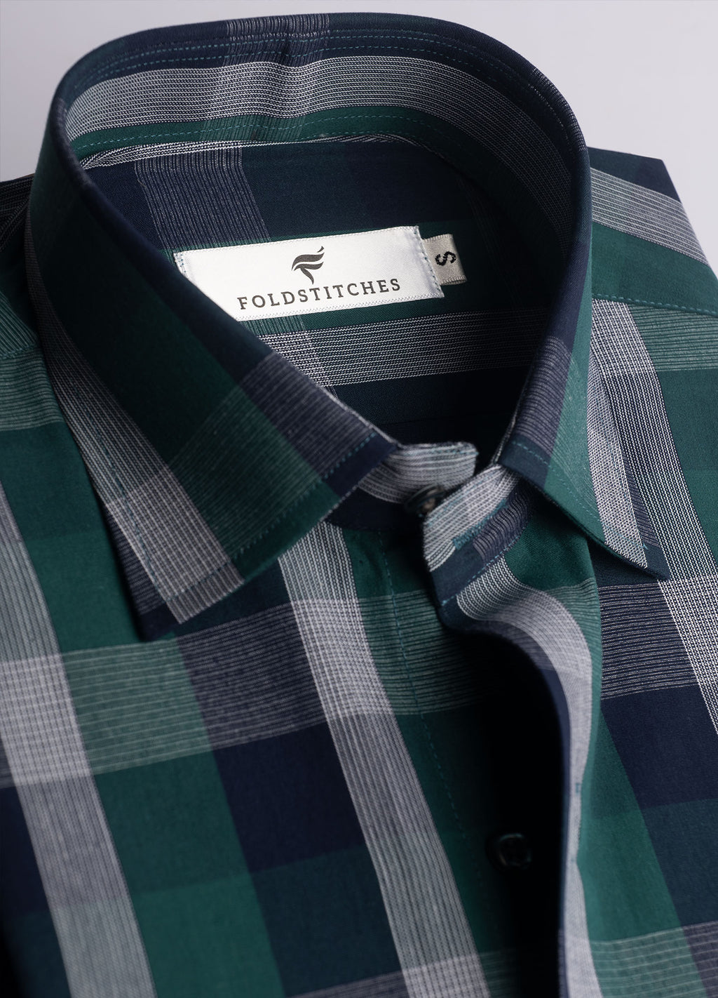 Green, Navy, and Grey Plaid