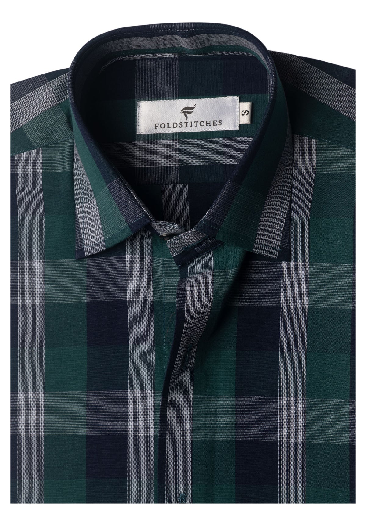 Green, Navy, and Grey Plaid