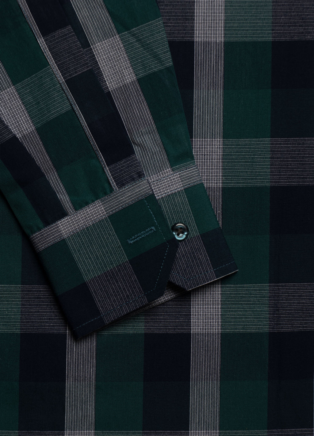 Green, Navy, and Grey Plaid