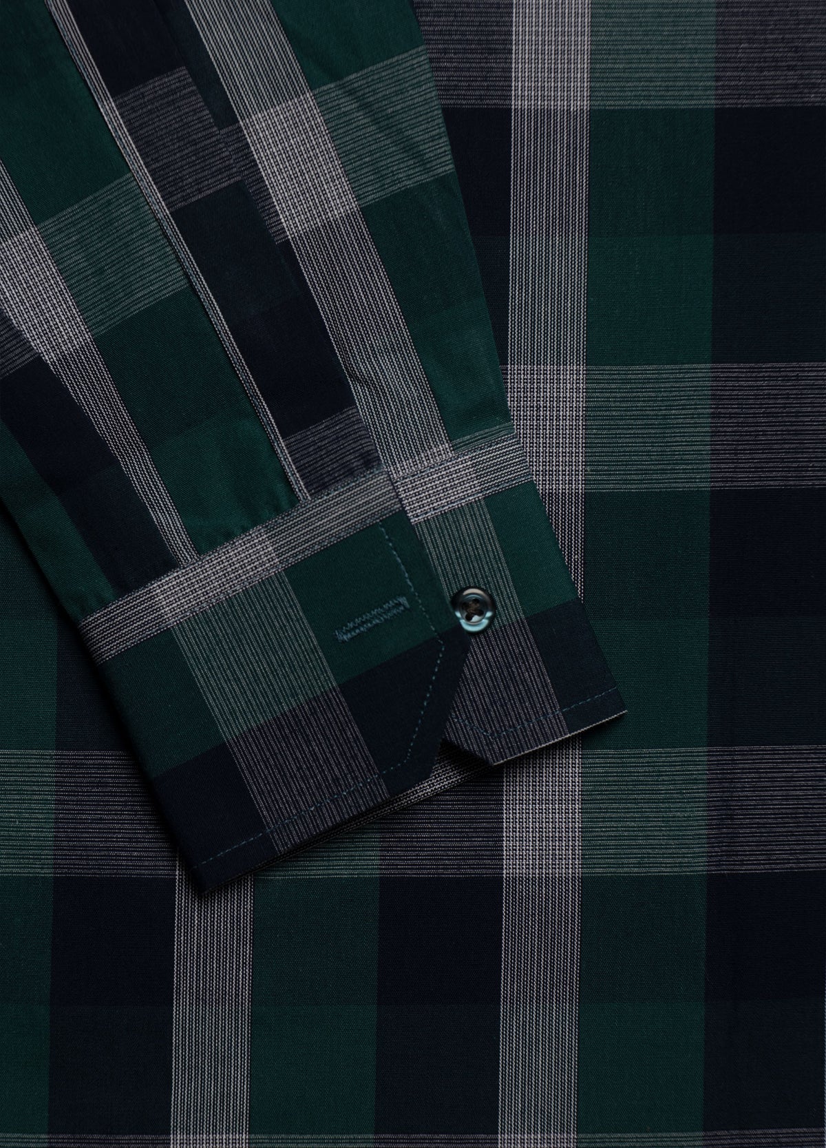 Green, Navy, and Grey Plaid